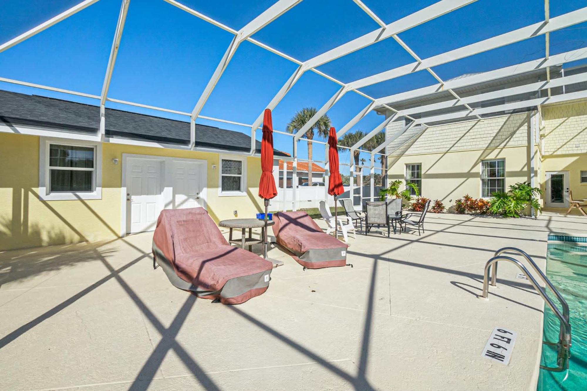 Flagler Beach Bed And Breakfast Pool Jaccuzzi Suite Экстерьер фото