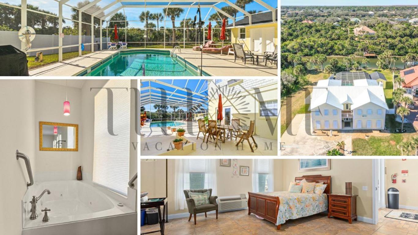Flagler Beach Bed And Breakfast Pool Jaccuzzi Suite Экстерьер фото