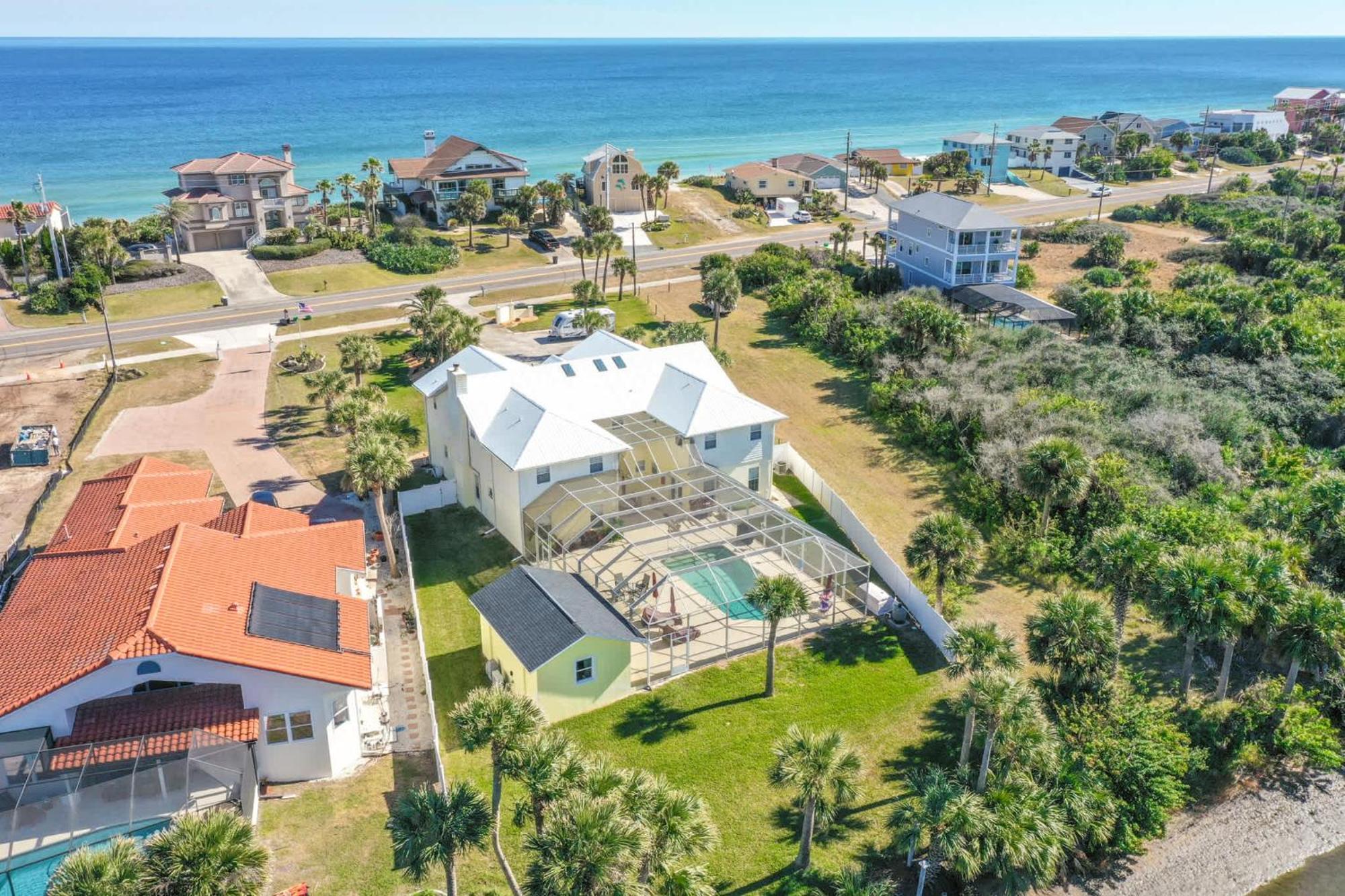 Flagler Beach Bed And Breakfast Pool Jaccuzzi Suite Экстерьер фото