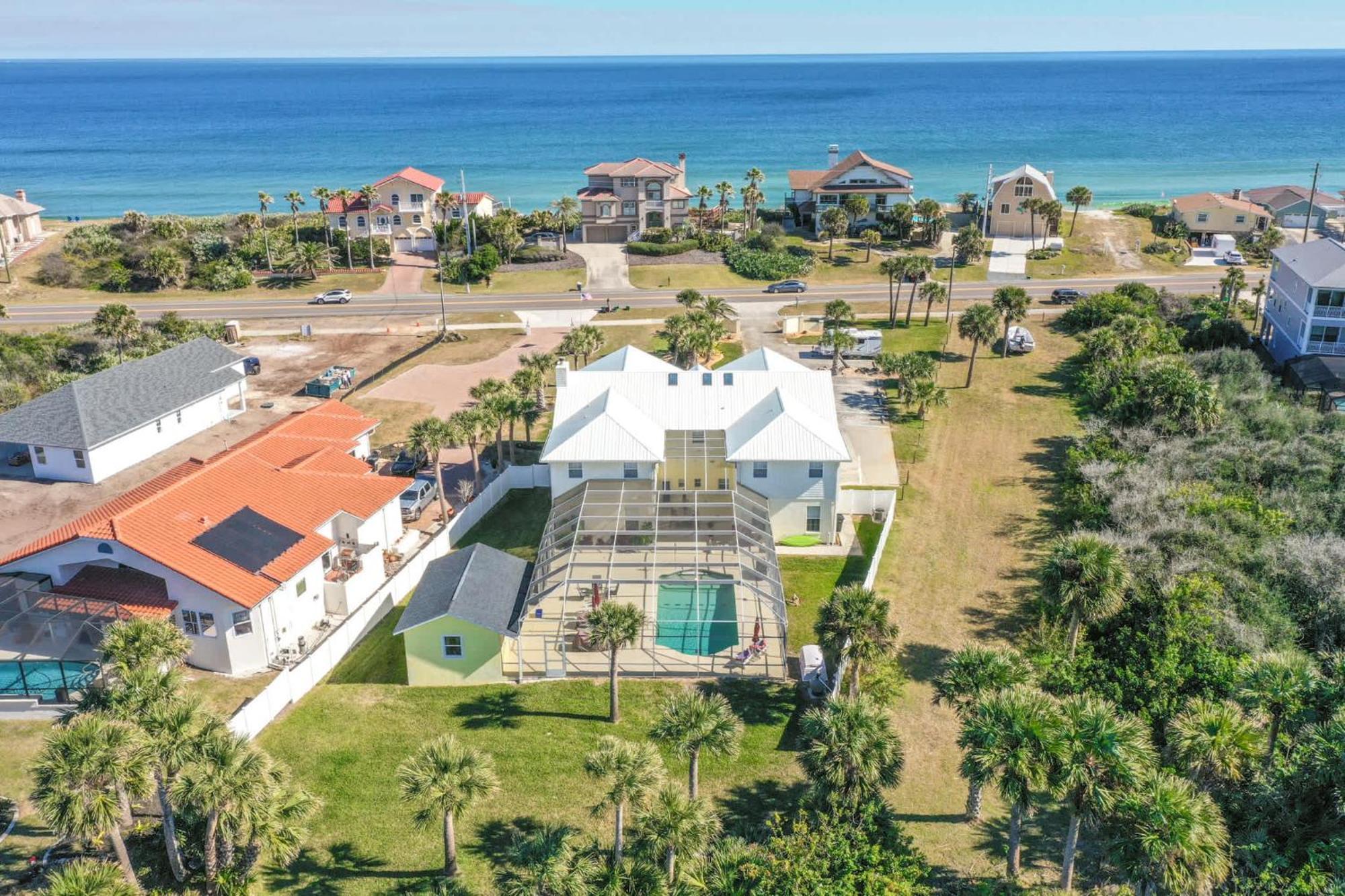 Flagler Beach Bed And Breakfast Pool Jaccuzzi Suite Экстерьер фото